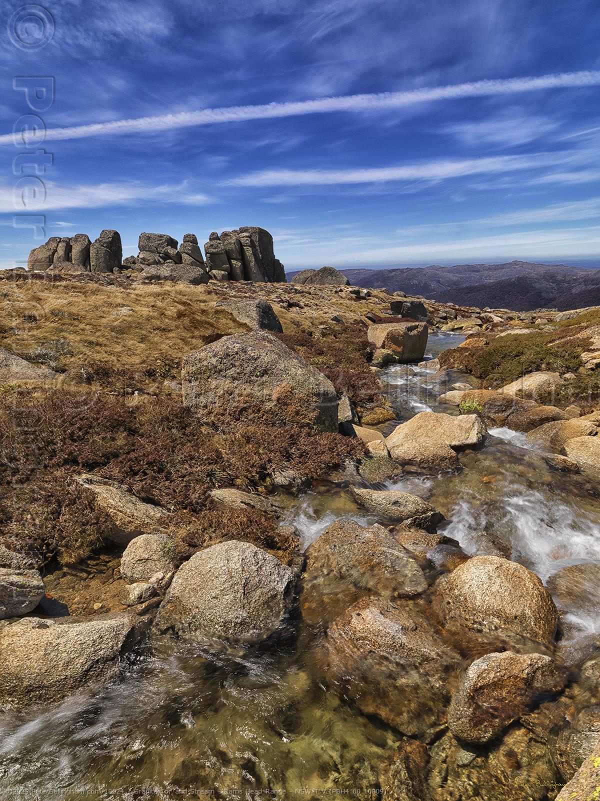 Peter Bellingham Photography Granite Tor and Stream - Rams Head Range - NSW T V (PBH4 00 10809)